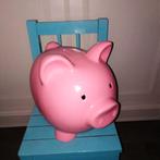 Groot roze Spaarvarken, Verzamelen, Spaarpotten, Ophalen, Zo goed als nieuw, Steen, Aardewerk of Keramiek, Dier