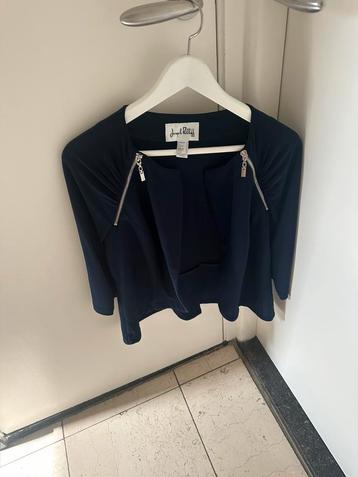 Joseph Ribkoff blauwe bolero maat 40 beschikbaar voor biedingen
