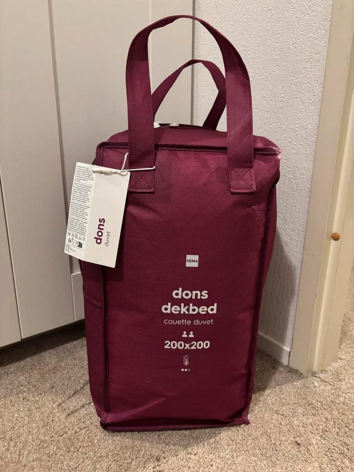 Dons Dekbed 200x200, Huis en Inrichting, Slaapkamer | Beddengoed, Nieuw, Deken of Dekbed, Tweepersoons, Wit, Ophalen of Verzenden