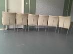6 stoelen, eetkamer kantoor kantine keet terras B. Plantagie, Huis en Inrichting, Stoelen, Gebruikt, Wit, DesignerStyle B. Plantagie