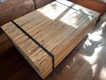 120cm Teak houte salon tafel beschikbaar voor biedingen