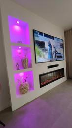 Sfeerhaard, tv kast , Cinewall. +31687823495, Ophalen of Verzenden, Zo goed als nieuw