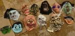 wees klaar voor HALLOWEEN hier nu ca 20 maskers te koop, Ophalen of Verzenden, Gebruikt, Overige typen, Halloween of Griezel