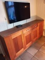 Dressoir van kersenhout 200 x45, Huis en Inrichting, 150 tot 200 cm, Ophalen of Verzenden, Zo goed als nieuw, 25 tot 50 cm
