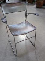 Stoel vintage, Huis en Inrichting, Stoelen, Ophalen of Verzenden, Gebruikt, Metaal, Eén