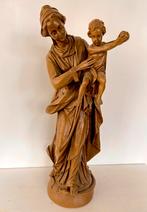 Italiaans devotiebeeld Maria met kind H 50 cm, Antiek en Kunst, Antiek | Religie, Ophalen