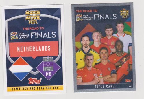 Topps krt The Road to UEFA Nations League Finals 2022-2023, Verzamelen, Sportartikelen en Voetbal, Zo goed als nieuw, Poster, Plaatje of Sticker