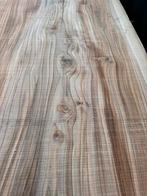 Iepen boomstambladen 250x70/80x6 cm, Ophalen, Planken, Zo goed als nieuw, Hardhout