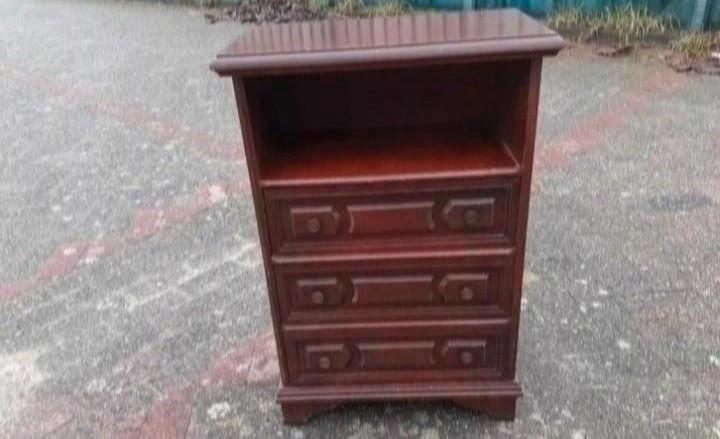 Oude vintage houten ladenkast, Huis en Inrichting, Kasten | Ladekasten, Gebruikt, Ophalen of Verzenden