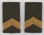 Set rangen epauletten Korporaal (B7), Ophalen of Verzenden, Landmacht, Nederland, Embleem of Badge
