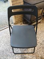 Ikea klapstoel Nisse zwart, Huis en Inrichting, Stoelen, Ophalen, Zo goed als nieuw, Zwart, Eén