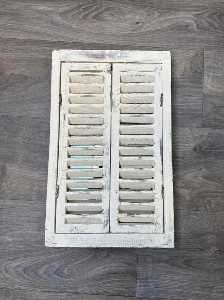 Spiegel met Luiken, Huis en Inrichting, Woonaccessoires | Kamerschermen, Zo goed als nieuw, Ophalen of Verzenden