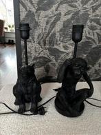 2 dieren schemerlampjes, Huis en Inrichting, Lampen | Tafellampen, Ophalen, Gebruikt, Minder dan 50 cm