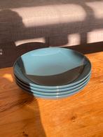 set 4 diepe borden IKEA Färgklar blauw, Huis en Inrichting, Ophalen of Verzenden, Zo goed als nieuw, Bord(en), Overige stijlen