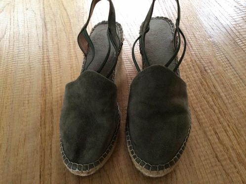Espadrilles Toni Pons maat 38, Kleding | Dames, Schoenen, Zo goed als nieuw, Espadrilles of Moccasins, Groen, Ophalen of Verzenden
