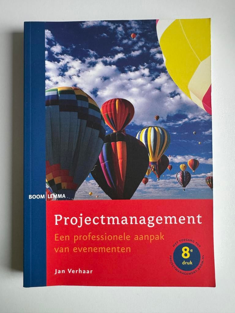 Projectmanagement - Jan Verhaar, Boeken, Ophalen of Verzenden, Zo goed als nieuw, Management