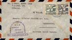 Curacao - KLM - Luchtpost - Paramaribo - 1938, Postzegels en Munten, Brieven en Enveloppen | Buitenland, Envelop, Ophalen of Verzenden