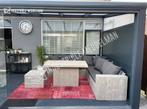 Steigerhouten Loungebank Loungeset Tuinset Hoekbank Tuinbank, Verzenden, Steigerhout, Nieuw, Eettafel