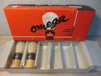 Vintage Omega houten scheerkwast, Sieraden, Tassen en Uiterlijk, Uiterlijk | Gezichtsverzorging, Ophalen of Verzenden, Nieuw, Gehele gezicht