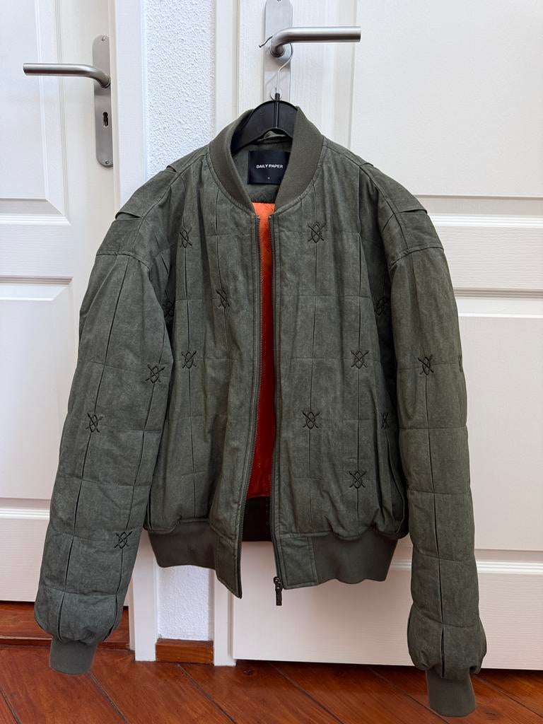 Daily paper winterjas, Ophalen of Verzenden, Zo goed als nieuw, Maat 36 (S), Groen