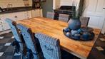 Stoere Houten Eettafel - 1x2 meter, Huis en Inrichting, Tafels | Eettafels, Ophalen, 100 tot 150 cm, 200 cm of meer, Zo goed als nieuw
