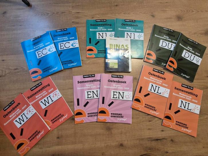 VMBO TL/GL Examenboekenpakket 2024-2025, Boeken, Studieboeken en Cursussen, Zo goed als nieuw, Overige niveaus, Ophalen of Verzenden