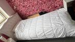 Beliani Bed, Huis en Inrichting, Ophalen, 90 cm, Eenpersoons, Wit