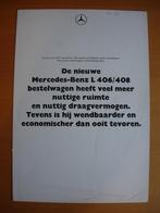 Mercedes L 406 D / L 408 Folder 1967 - 406D, Ophalen, Mercedes, Zo goed als nieuw, Mercedes-Benz
