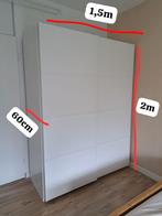 IKEA PAX kledingkast schuifdeuren lades – stevig topstaat!, Ophalen, 100 tot 150 cm, Zo goed als nieuw, 150 tot 200 cm