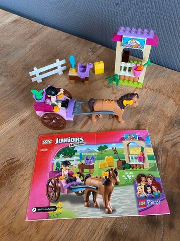 Lego Juniors Paard en Wagen 10726 - Compleet! beschikbaar voor biedingen