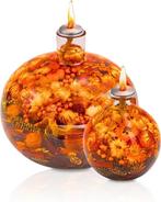 Oranje Olielamp – Glazen Sfeerverlichting met olie, Huis en Inrichting, Minibrickcustom@hotmail.com, Verzenden, Bramengaard 32