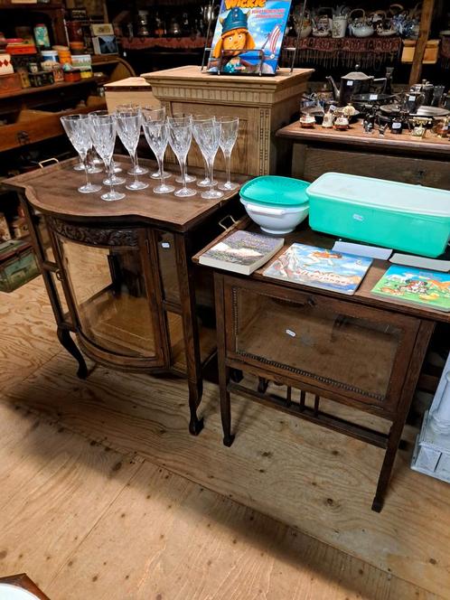 Leuk oude theekastje, Antiek en Kunst, Antiek | Meubels | Kasten, Ophalen of Verzenden
