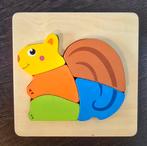 Houten Puzzel Eekhoorn, Ophalen of Verzenden, Zo goed als nieuw, Overige typen