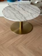 Salontafel marmer, Ophalen, 50 tot 100 cm, Overige materialen, Rond