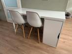 Ikea Alex Lagkapten Bureau 140x60 wit met kastje, Huis en Inrichting, Ophalen of Verzenden, Gebruikt, Bureau