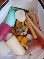 8,5 kilo gebruikte kaarsen diverse kleuren en maten, Ophalen, Gebruikt, Overige materialen, Minder dan 25 cm