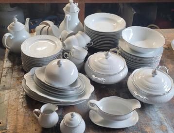 Complete antieke serviesset, Bavaria, high tea. beschikbaar voor biedingen