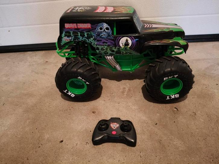 Monster Jam Grave Digger Afstandsbediening Truck, Kinderen en Baby's, Speelgoed | Speelgoedvoertuigen, Gebruikt, Afstandsbediening