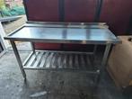 RVS Tafel, Huis en Inrichting, Tafels | Eettafels, Ophalen of Verzenden, Gebruikt