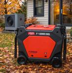 Noodstroom aggregaat 10 kVA 11 kVA thuis of mobiel, Ophalen of Verzenden, Zo goed als nieuw, Minder dan 5 kVA, Dieselolie