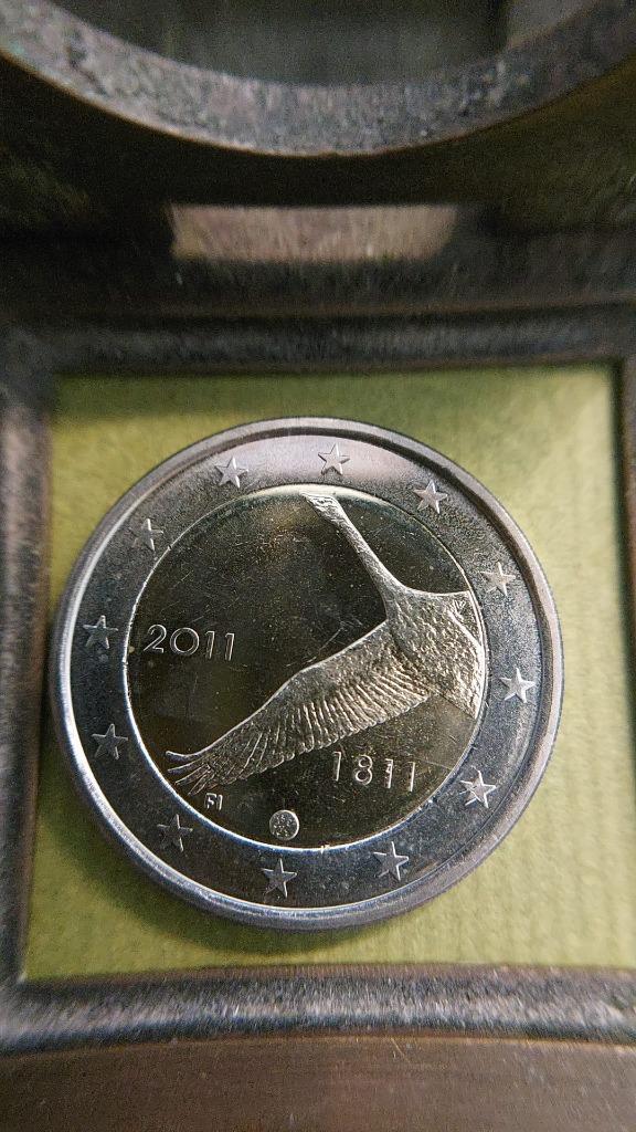 Finland. 2 euro 2011. 200 jaar bank van Finland, Postzegels en Munten, Munten | Europa | Euromunten, Losse munt, 2 euro, Finland