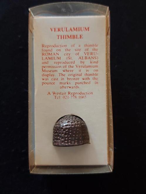 Verulamium Vingerhoed - Romeinse Replica, Antiek en Kunst, Antiek | Overige Antiek, Verzenden