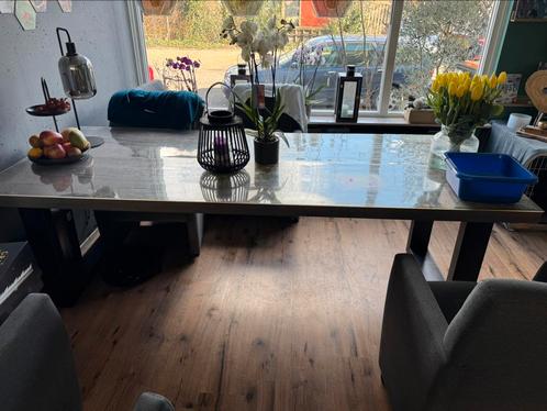 Eettafel, Huis en Inrichting, Complete eetkamers, Gebruikt, Minder dan 4 stoelen, Ophalen