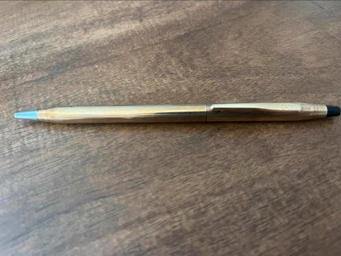 Cross balpen 10 kt rolled gold, Verzamelen, Pennenverzamelingen, Gebruikt, Balpen, Cross, Ophalen of Verzenden