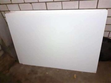 GRATIS: 13 platen wit foamboard 100 x 140 cm (dikte 5 mm) b0