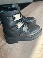 Bikerboots Tommy Hilfiger, Zwart, Lage of Enkellaarzen, Ophalen of Verzenden, Zo goed als nieuw
