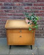Vintage jaren 60 midcentury nachtkastje, Ophalen, Gebruikt, 45 tot 65 cm, Minder dan 55 cm