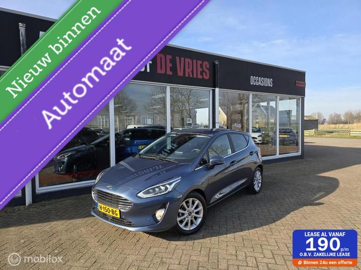 Ford Fiesta 1.0 EcoBoost Titanium Led/ACC/Camera/Stoelverw/L, Auto's, Ford, Bedrijf, Te koop, Fiësta, ABS, Achteruitrijcamera