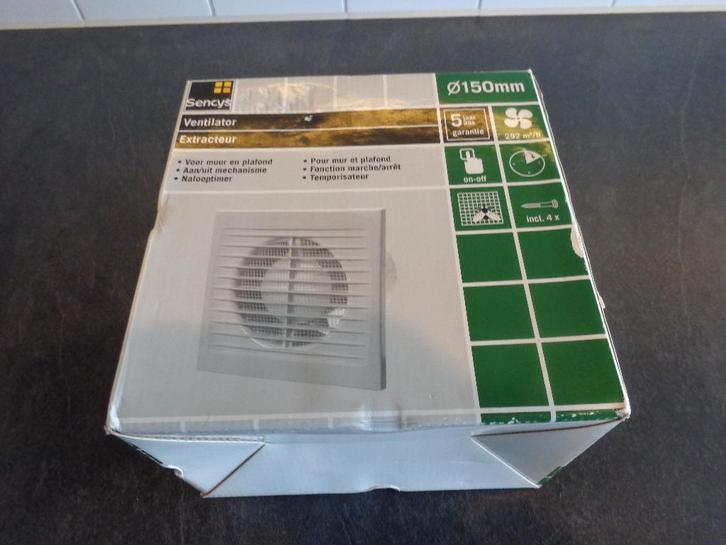 Ventilator voor badkamer/toilet (nieuw), Doe-het-zelf en Verbouw, Ventilatie en Afzuiging, Nieuw, Ventilator, Ophalen of Verzenden