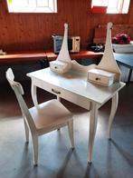 kaptafel en stoel, Ophalen, Gebruikt, 50 tot 100 cm, Minder dan 100 cm